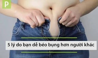 5 lý do bạn béo bụng dù ăn ít