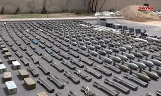 Quân đội Syria chiếm giữ lượng lớn vũ khí Israel ở Rastan, Homs