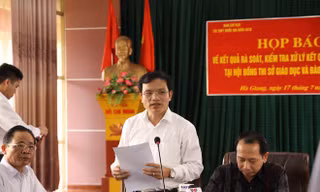 Phó phòng Sở Giáo dục Hà Giang đã sửa điểm như thế nào?