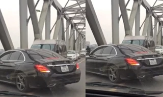 Tài xế Mercedes quay đầu trên cầu Chương Dương nhận 'kết đắng'
