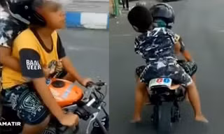 Tài xế môtô mini khóc nức nở, thanh minh khi bị cảnh sát hỏi thăm