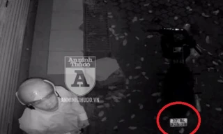 Kẻ trộm chuẩn bị sẵn 'đồ nghề' để… 'câu' camera an ninh