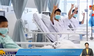 Đội bóng Thái Lan lần đầu xuất hiện sau hành trình sống sót thần kì