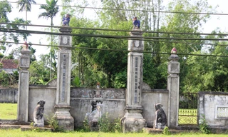 Khu di tích lịch sử cấp quốc gia Đền thờ Phan Kinh ở Song Lộc (Can Lộc, Hà Tĩnh).