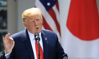 Tổng thống Mỹ Donald Trump. Ảnh: Yonhap