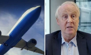 Ông David Learmount (ảnh phải).