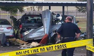 Hiện trường vụ tai nạn. Ảnh: Fox 7