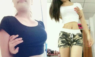 Sau thử thách vòng tay chạm rốn là... vòng tay chạm ngực