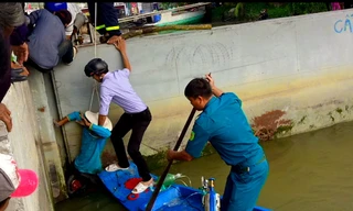 Phần chân bị kẹt lại của người đàn ông này gần như bị nghiền nát