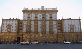 Đại sứ quán Mỹ tại Moscow. Ảnh: Sputnik