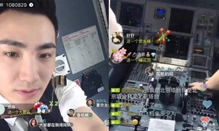 Phi công mất việc vì... tường thuật trực tiếp cảnh lái máy bay