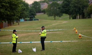 Cảnh sát phong toả một số khu vực tại Amesbury. Ảnh: RT