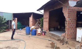 Nơi sản xuất cá hấp của gia đình ông Mười. Ảnh: Triệu Thanh