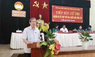 Ông Đinh Thế Huynh tiếp xúc cử tri Đà Nẵng sáng ngày 4/10