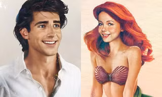 Họa sĩ trẻ vẽ hoàng tử, công chúa Disney đẹp hút hồn