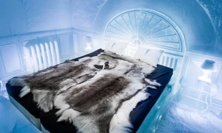 Bên trong khách sạn băng tuyệt đẹp ở Thụy Điển