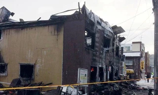 Hiện trường vụ hỏa hoạn. Ảnh: Reuters