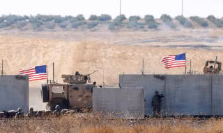 Quân đội Mỹ ở Syria. Ảnh: Reuters