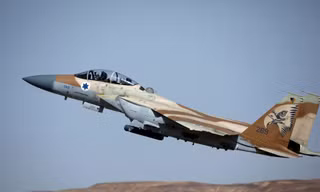 Chiến đấu cơ F-15 của Israel. Ảnh: Reuters