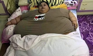 Iman Ahmad Abdulati hiện nặng tới 500kg.