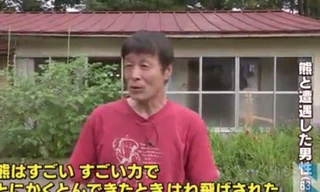 Lão ngư kể lại chuyện mình bị gấu tấn công.