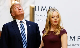 Tổng thống Trump và con gái Tiffany. Ảnh: Reuters