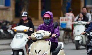 Người Hà thành thích thú đón rét 'nàng Bân'