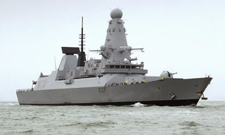Tàu HMS Duncan. Ảnh: AP