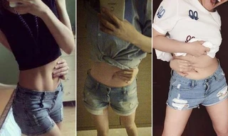 Rộ trào lưu ‘vòng tay chạm rốn’ khoe eo chuẩn