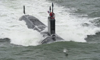 Tàu ngầm lớp Virgia - John Warner. Ảnh: AP