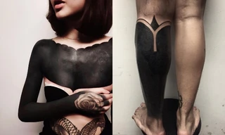 Hết hồn với mốt xăm đen phủ kín người như quỷ