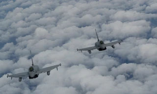 Máy bay Typhoon (Anh). Ảnh: Reuters
