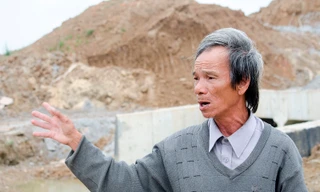 Ông Phạm Tấn Lực, một trong những lão nông đã tự bỏ công đi giám sát cao tốc Đà Nẵng – Quảng Ngãi