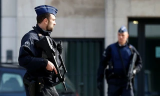 Cảnh sát Bỉ. Ảnh: Reuters