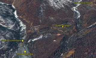 Bãi thử hạt nhân Punggye-ri.