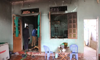 Hiện trường vụ tai nạn. Ảnh:Cảnh sát PCCC Thanh Hoá.