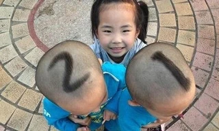 Cách phân biệt con sinh đôi bá đạo của các vị phụ huynh