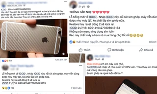 Cộng đồng iPhone ở Việt Nam chia sẻ thông tin về mã code mở khóa iPhone khóa mạng