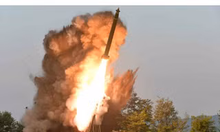 Vụ thử ngày 10/9 của Triều Tiên. Ảnh: KCNA