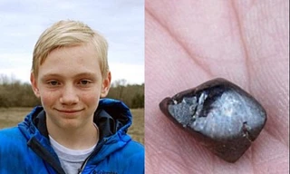 Cậu bé tìm thấy kim cương nâu 7 carat trong công viên