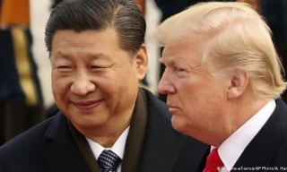 Chủ tịch Tập Cận Bình và Tổng thống Donald Trump. Ảnh: AP