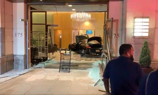 Hiện trường vụ tai nạn. Ảnh cắt từ hiện trường