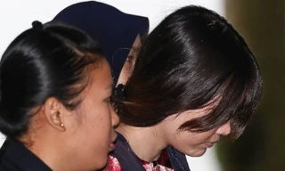 Đoàn Thị Hương xuất hiện tại tòa Tối cao Shah Alam (Kuala Lumpur, Malaysia) hôm nay, 22/1. Ảnh: AP