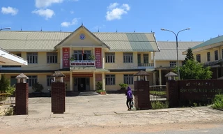 Bệnh viện Đa khoa Đakrông, nơi con của sản phụ Hồ Thị In tử vong. ẢNh H.T