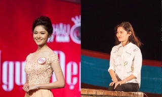 Thí sinh HHVN 2016 Thùy Dung 'dạn dĩ trong đêm' ở Lý Sơn