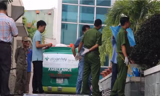Cơ quan công an có mặt tại hiện trường điều tra làm rõ vụ việc