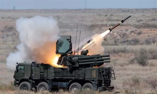 'Mãnh thú' Pantsir-S1 Nga bắn rụng UAV của phiến quân Hồi giáo