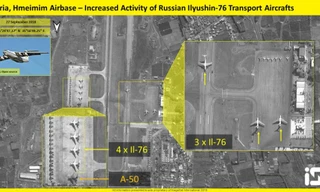 Ảnh vệ tinh được Al Masdar News công bố hôm nay. 