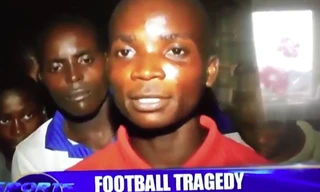 Một người may mắn sống sót kể lại vụ việc trên truyền hình.