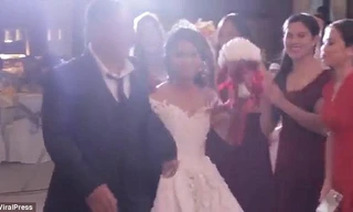 Đám cưới gián đoạn, khách mời la hét vì cuồng phong ở Philippines